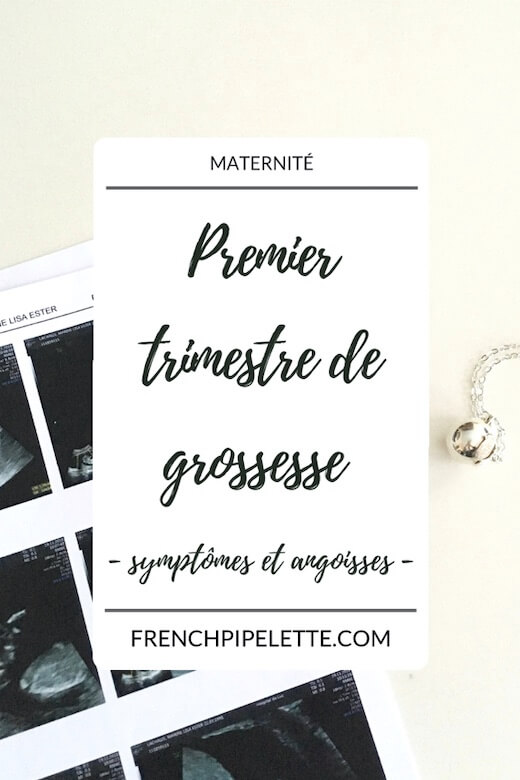 FrenchPipelette Mon premier trimestre de grossesse